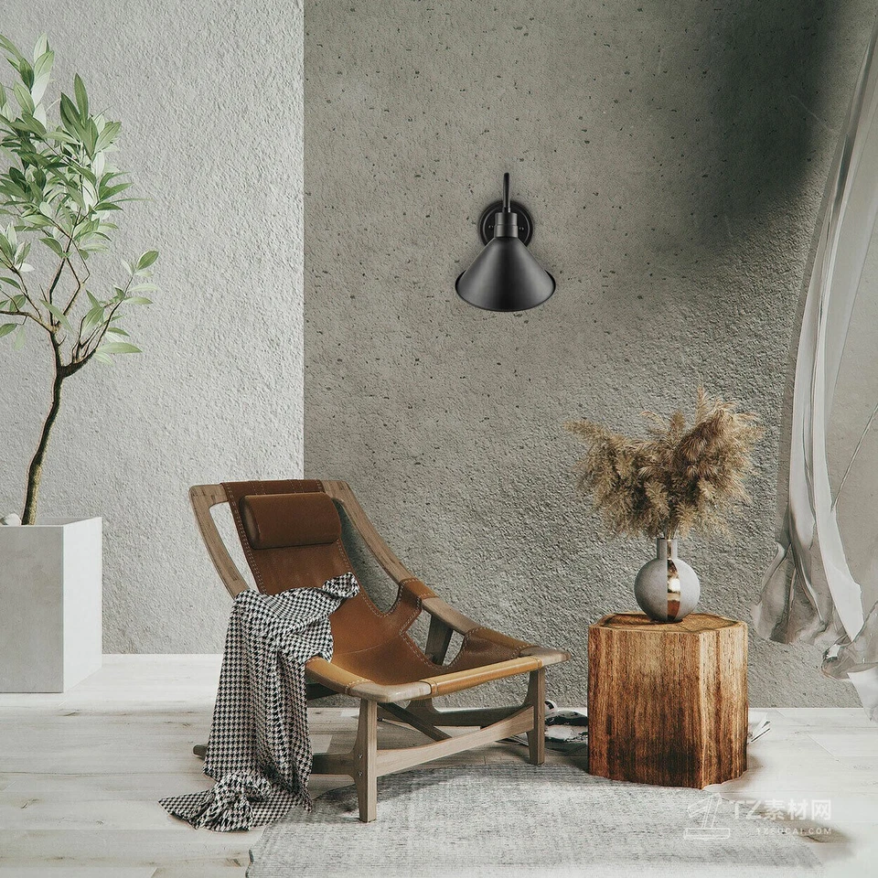 Juego de 2 apliques de pared industriales de cuello de cisne antiguos negros luz de granero Foto 4 de 4