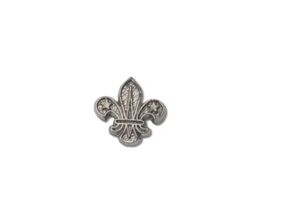 Fleur de Lys Hauteur 12 mm 📌5a. - Photo 1/2