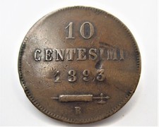SAN MARINO 10 CENTESIMI 1893R   / SNIFF'S  ANCIENT COINS T-3