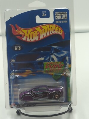 2002 Hot Wheels Treasure Hunt Tail Dragger Purple With Protector