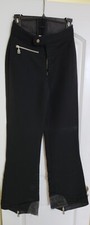 Vintage Bogner Women's Black Ski Pants - Size 6 - Zipper Hem - USA Made