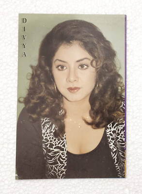 Bollywood Actress- Divya Bharti - Rare Post card #D-12