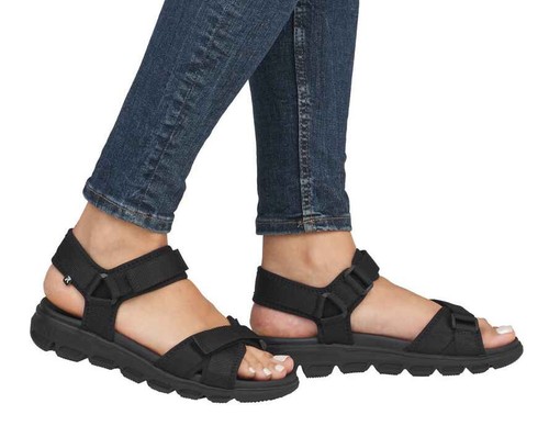 RIEKER Mujer - Trekking - Sandalia KLETT Negro APTO PARA AGUA - Imagen 10 de 10