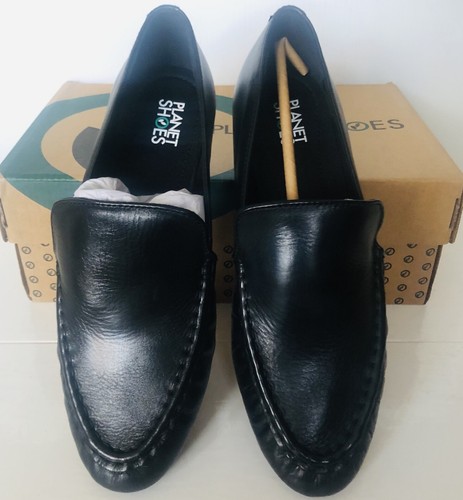 Planet Shoes Size 41 Women’s Comfort Soft Black Leather Loafer New Tanzy Style - Picture 3 of 6