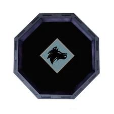 Space Wolves Octagon Wooden Dice Tray, Rolling Tray D&D Tabletop Board Games RPG