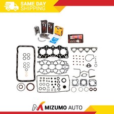 Full Gasket Set Bearings Rings Fit 90-01 Acura Integra B18a1 B18b1