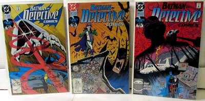 Detective Lot of 3 #616, 617, 618 (1990) DC 9.2 Batman Joker 1st Print Comics