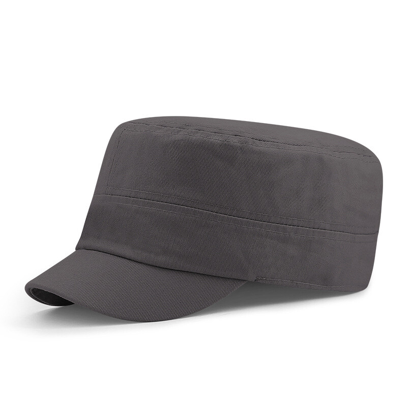 s-m-xl-xxl-full-closure-closed-army-cap-cotton-short-bill-flat-top