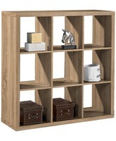 BüCherregal Raumteiler Standregal Raumtrenner Wandregal 9 FäCher Eiche Sonoma