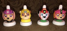 Good 2 Grow PAW PATROL Aqua Pups  Movie Juice Toppers Lot of 4 Skye Rubble