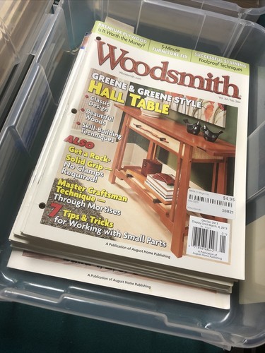 Woodsmith MAGAZINES Giant lot!! 1-160 Woodworking Projects 1979 - Picture 4 of 12