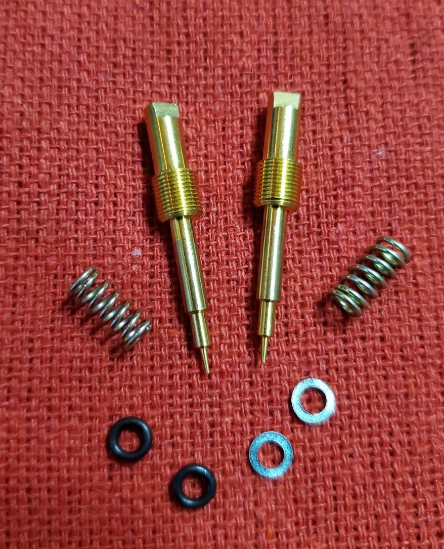 Honda GL1500 Goldwing 95-98 New air fuel mixture screw set pair