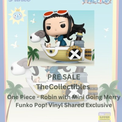 One Piece Nico Robin w Mini Going Merry Pop Ride Summer Convention SDCC Shared