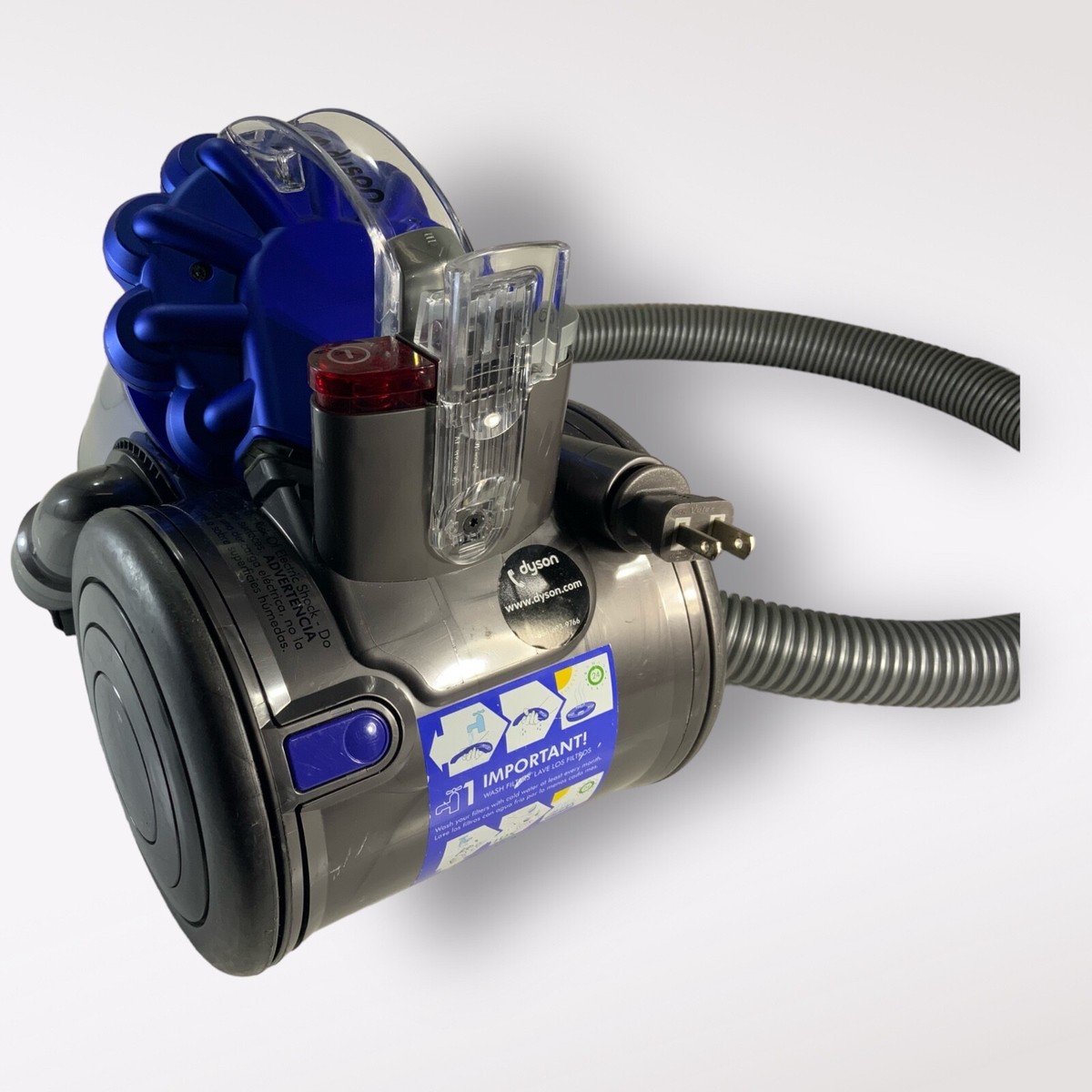 DYSON DC26 CITY MULTI FLOOR MINI CANISTER VACUUM W/ ATTACHMENT