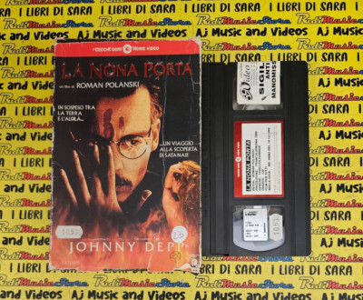 VHS cartonata LA NONA PORTA Roman Polanski johnny depp 1999 CECCHI GORI (F320)