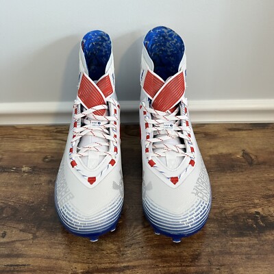 Under Armour Men\'s Highlight MC TX LE Football Cleats 3025854 100 Size 10 New Under Armour Highlight MC LE Mens NEW 3025854-100 Texas  main image 4