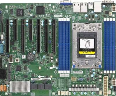 *FULL WARRANTY* Supermicro H12SSL-C Motherboard AMD EPYC UP w/ socket SP3
