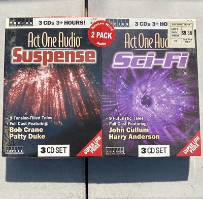 Act One: Suspense & Sci-Fi Spoken Word Audio CD Sets **N.I.S.P**