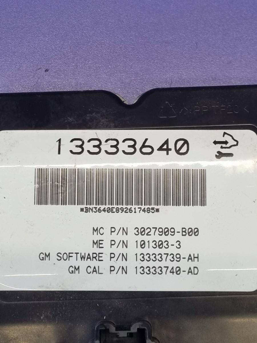 Module Lift Gate 20837967 Module Commande Hayon Cadillac SRX 2010-2015 - Remplacement 20837967 Pièce Auto Hayon Power Liftgate