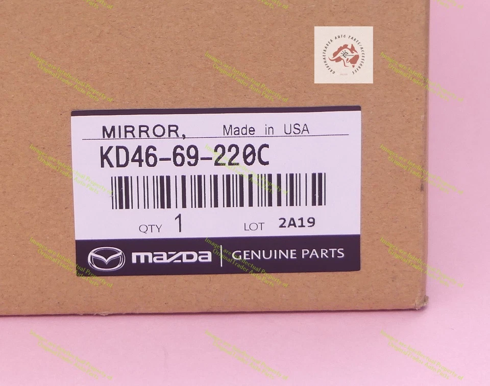 Brand New GENUINE Mazda 3 BM BN Rear View Mirror AUTO Dimming Type E11 026654 - Image 2 of 4