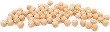 3/8 Inch Small Wood Balls, Pack of 100 Wooden Balls for Crafts and DIY Project,