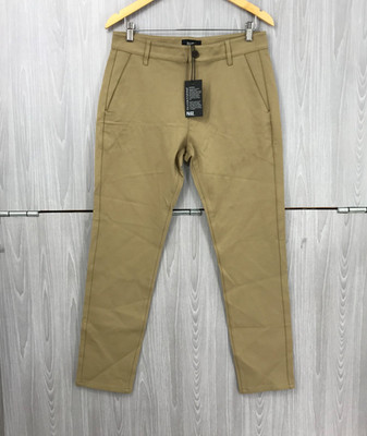 NWT Paige Stafford Trouser Mens 32 Khaki Transcend Knit Stretch Pants