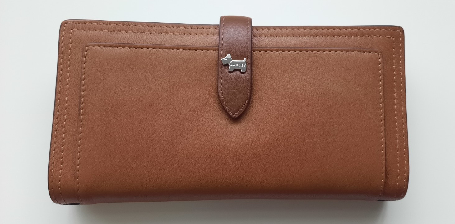RADLEY - WILLIS STREET - BROWN LEATHER LARGE BIFOLD MATINEE PURSE - RRP £89