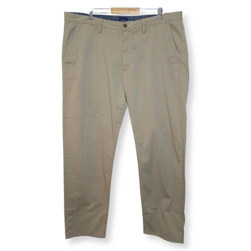 GANT Chino Hose Herren Größe 40 W 32 L Beige Regular Fit Straight GANT Chinohose