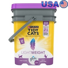 Lightweight Low Dust Cat Litter Clumping Clean Blossoms Ammonia Blocker 17lb New