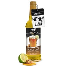 Sciroppo di lime al miele di Syruvia - 25,4 fl oz. Aroma Premium per bevande e altro
