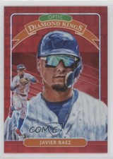 2020 Donruss Optic Diamond Kings FOTL Red Pandora Prizm 20/79 Javier Baez y8h