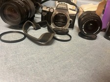 Minolta Maxxum 5 Camera Kit W/Sigma 28-80mm Macro 70-300mm Lenses Backpack