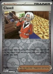 Clavell 177/193 Reverse Holo Paldea Evolved