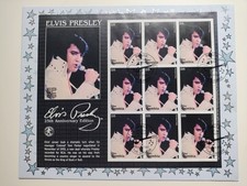 Elvis Presley - Stamps - The Gambia - D5 - 25th Anniversary - 16th August 2002