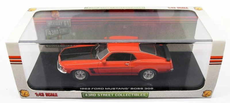 Highway 61 1/43 Scale Model Car 43003 - 1969 Ford Mustang Boss 302 Red/Black - Image 4 of 4