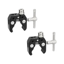Super Crab Clamp with 5/8"-27 Thread Adapter for Microphones 2-Pack - 3124