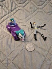 DC Joker Toy Car Batman Character 1993 Ages 3-7 Years Collectible/ Cat Woman