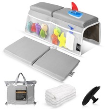 Baby Bath Kneeler  Elbow Rest Pad Set  Extra Thick 1.5  Foam That Relieves ...