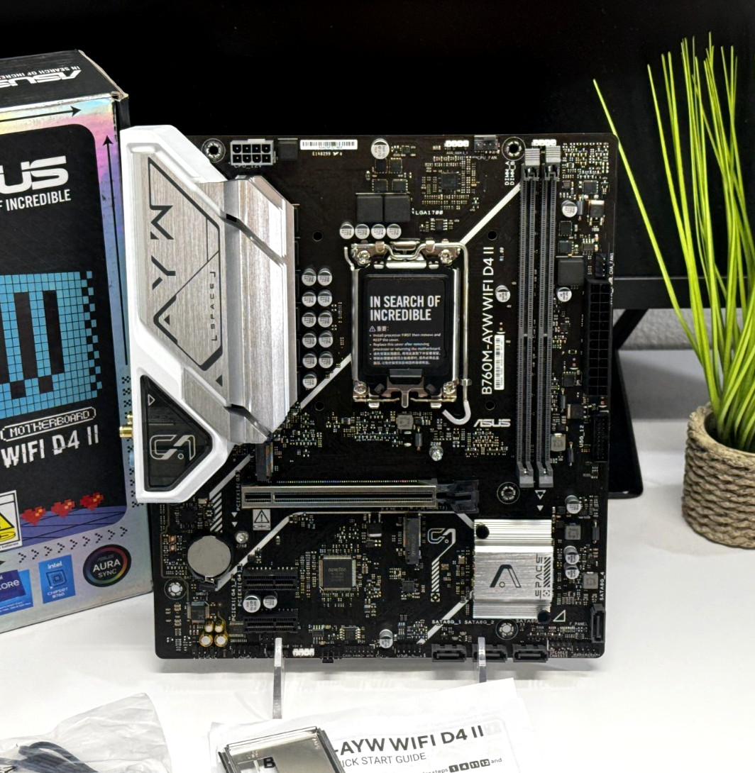 ASUS B760M-AYW WIFI D4 II LGA1700 DDR4 mATX WiFi 6 PCIe 5.0