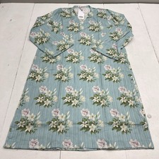 Khaadi Blue Floral Ripple Waves Printed V Neck Kurta Women's Size 14 New 50