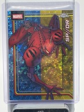 2026 Topps Chrome Marvel Dazzler’s Gold and Blue Rhythm Refractor SP DR /80 #140