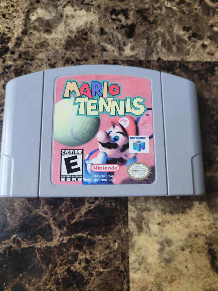 Mario Tennis (Nintendo 64, 2004) COMPLETE CIB (Authentic) (Tested & Working) - Image 2 of 4
