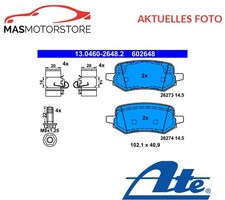 SATZ BREMSBELÄGE BREMSKLÖTZE HINTEN ATE 130460-26482 A FÜR FORD PUMA