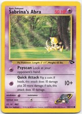 Sabrina's Abra (94) Unlimited Common Gym Challenge 094/132 MP on eBay