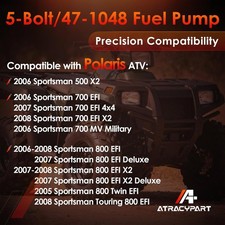 OSIAS 380201B-O EFI Fuel Pump For Polaris Sportsman 500 700 800 2005-2010 – 43psi, 110-120LPH, 3-Year Warranty
