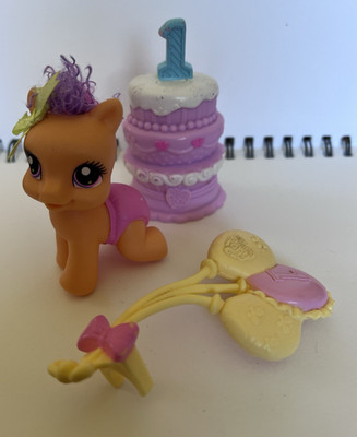 2009 Newborn Cuties Playsets Scootaloo's Party Semi-Complete MLP Gen 3.5 Pony