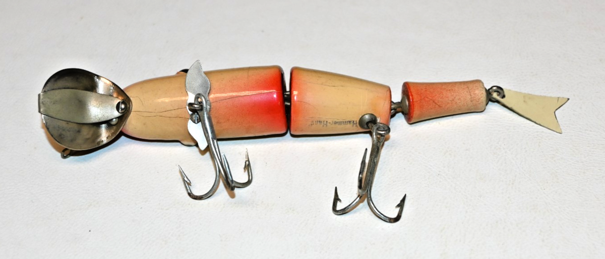 Vintage Bud Stewart Hammer Handle Wooden Lure | eBay