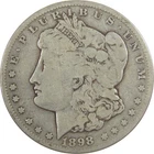 1898 S Morgan Dollar VG Very Good Silver $1 Coin SKU:I20076