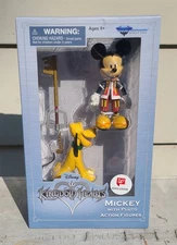 Disney Kingdom Hearts Mickey Pluto Exclusive Figures Diamond Select Toys New