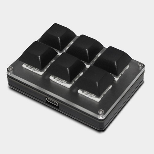 3 x (1 jeu de 6 touches personnalisables clavier personnalisation touches remplaçables à chaud noir9153 - Photo 4/10